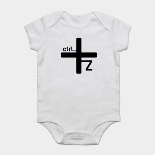 ctrl z Baby Bodysuit